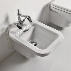 Биде подвесное Kerasan Waldorf 4125K1bi/cr*1 белое