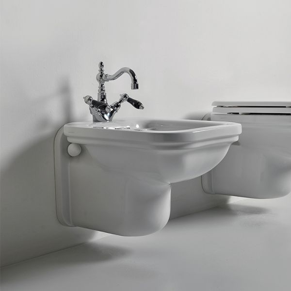 Биде подвесное Kerasan Waldorf 4125K1bi/cr*1 белое