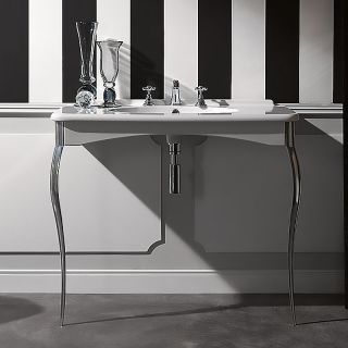 Раковина Kerasan Retro 1049K0 bi*3 cr legs белая 100 см Раковина Kerasan Retro 1049K0 bi*3 cr legs белая 100 см