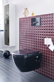 Клавиша смыва Creavit Ufo GP1002.02 механическая чёрный