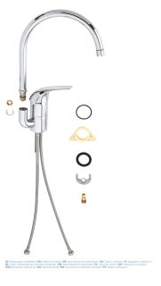 Смеситель для мойки Grohe Euroeco 32752000 Смеситель для мойки Grohe Euroeco 32752000