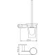Полотенцедержатель Rav Slezak Yukon YUA0701/50CMAT Черный матовый