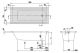 Акриловая ванна Villeroy Boch Targa Plus Solo UBA167NES2V01+U99740000 160х70 см ножки в комплекте