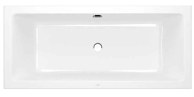 Акриловая ванна Villeroy Boch Targa Plus Duo 170х75 см UBA170NES2V01+U99740000 ножки в комплекте