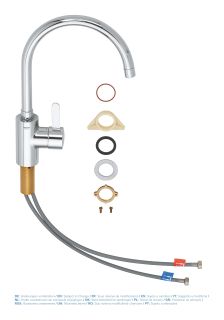 Смеситель для кухни Grohe Eurosmart Cosmopolitan 32843002 хром Смеситель для кухни Grohe Eurosmart Cosmopolitan 32843002 хром