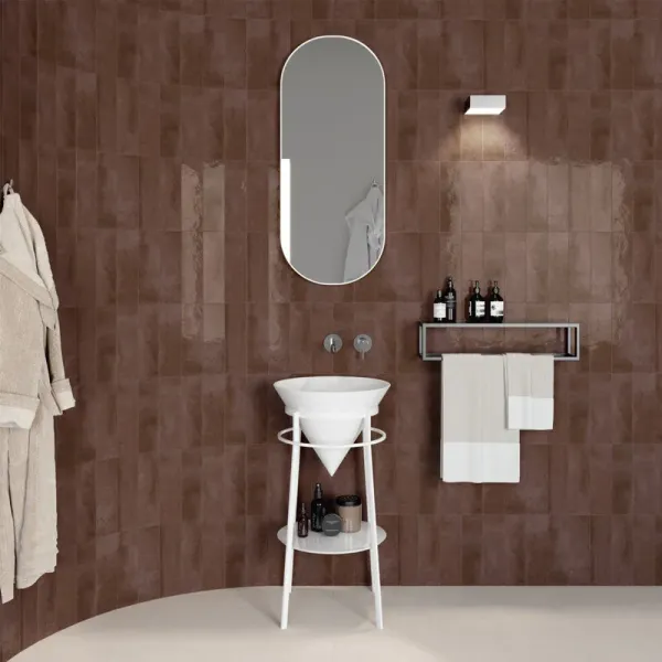 Металлическая структура-консоль Kerama Marazzi Cono CO.44\WHT.M 44 см белый матовый