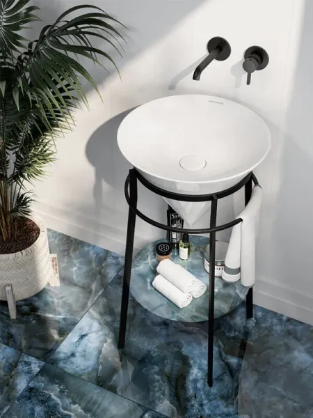 Металлическая структура-консоль Kerama Marazzi Cono CO.44\BLK.M 44 см чёрный матовый