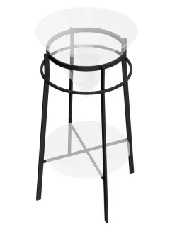 Металлическая структура-консоль Kerama Marazzi Cono CO.44\BLK.M 44 см чёрный матовый Металлическая структура-консоль Kerama Marazzi Cono CO.44\BLK.M 44 см чёрный матовый