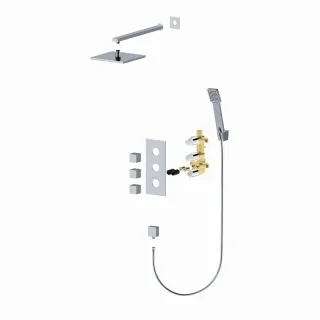 Душевой комплект Timo Tetra-Thermo SX-0179/00SM с термостатом хром