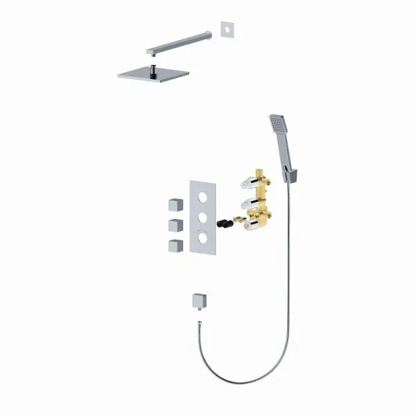 Душевой комплект Timo Tetra-Thermo SX-0179/00SM с термостатом хром