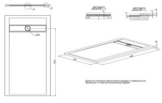 Душевой поддон Allen Brau Infinity 8.21007-AM Антрацит 160x90 Душевой поддон Allen Brau Infinity 8.21007-AM Антрацит 160x90