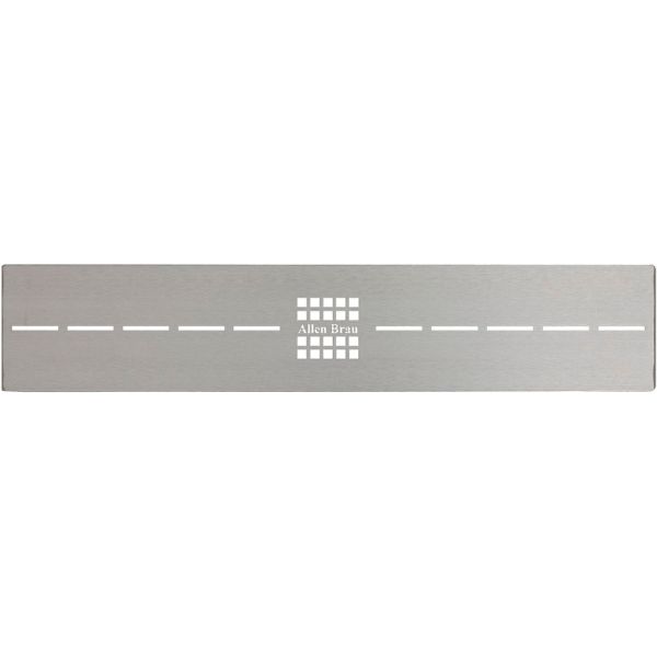 Накладка для сифона Allen Brau Infinity 8.210N8-BA серебро браш 160х90