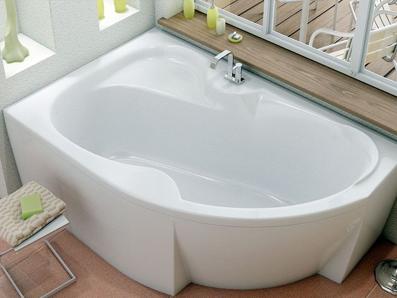 Акриловая ванна Vayer Azalia 170x105 L Гл000006728 без гидромассажа