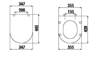 Крышка-сиденье Creavit Amasra Ultima KC0103.03.0000E микролифт