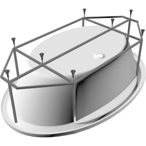 Акриловая ванна Vayer Bryza 140x140 Гл000006820 без гидромассажа