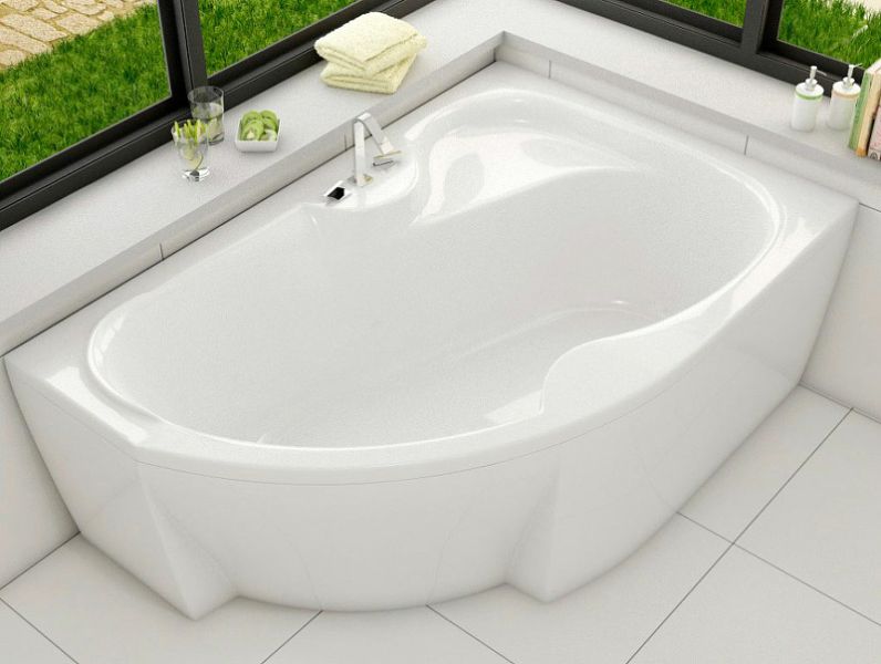 Фронтальная панель для ванны Vayer Azalia R 150x105 Гл000006731 Белая
