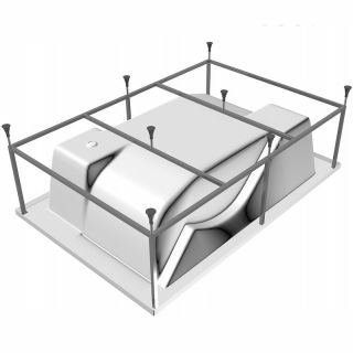 Каркас для ванны Vayer Coral 180x120 Гл000006911 Серый Каркас для ванны Vayer Coral 180x120 Гл000006911 Серый