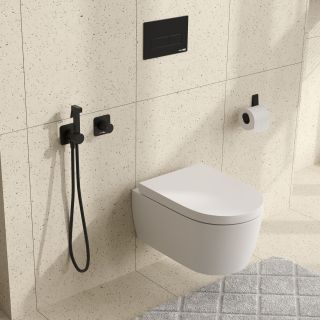 Гигиенический душ со смесителем WasserKRAFT Fulda A5251.302.241.212 чёрный матовый