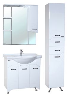 Тумба под раковину Bellezza Дрея 85см белый 00000010102 Тумба под раковину Bellezza Дрея 85см белый 00000010102