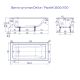 Ванна чугунная Delice Parallel DLR220503-AS 150x70