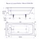 Ванна чугунная Delice Biove DLR220509-AS 170x75