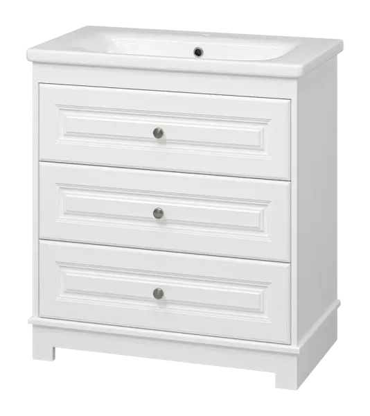 Напольная тумба под раковину Misty Ларго 79 см П-Лар-07080-01-3Я белый