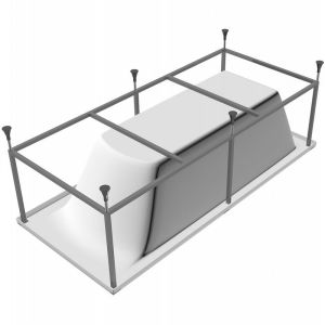 Каркас для ванны Vayer Milana 180x75 Гл000024296 Серый