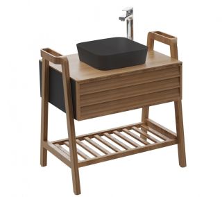 Раковина Creavit Ultra UL040-00AM00E-0000 40 см антрацит матовый