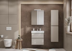 Зеркало Roca Oleta A857645515 с подсветкой 60см капучино