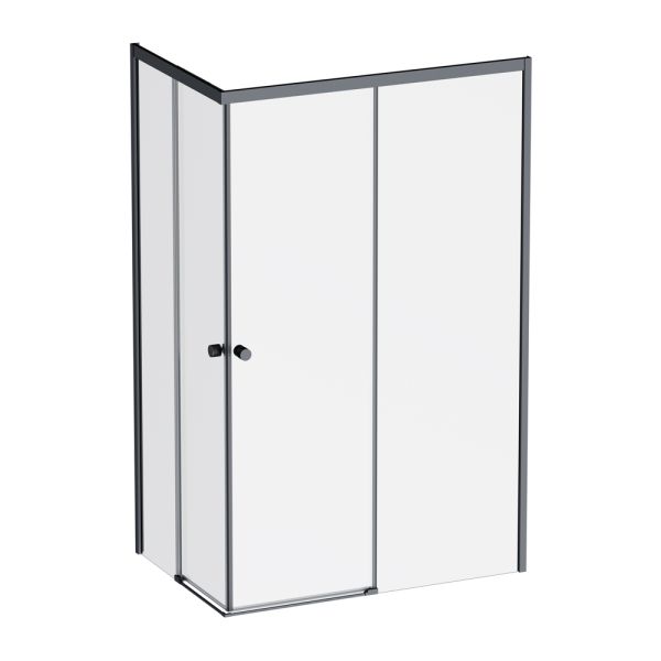 Душевой уголок Am.Pm X-joy W94G-403-120280-BТ1К 120x80 см без поддона чёрный матовый