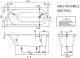 Ванна Villeroy Boch Oberon UBQ160OBE2V-01 160 x 75 см квариловая