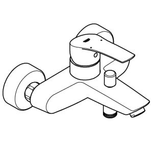 Смеситель для ванны Grohe Eurosmart 33300003 хром