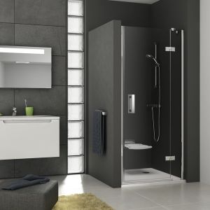 Душевая дверь Ravak SmartLine SMSD2-90 B-R 0SP7BA00Z1 Transparent профиль хром правый