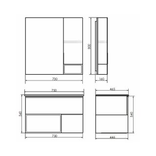 Тумба с раковиной Comforty Франкфурт 00-00011080 75 см Бетон светлый Тумба с раковиной Comforty Франкфурт 00-00011080 75 см Бетон светлый