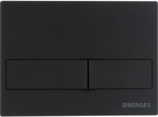 Комплект Berges 4в1 042449: инсталляция NOVUM кнопка L5 SoftTouch чёрная унитаз Strati Rimless сиденье Strati Slim SO