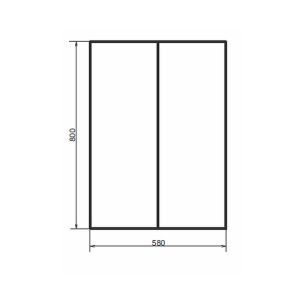 Шкаф Comforty Осло 00-00011150 Дуб темно-коричневый 60 см