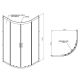 Душевой уголок AM.PM Gem 100х100 W90G-401-100BT профиль Черный матовый стекло прозрачное