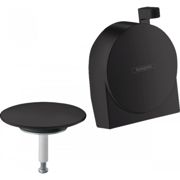 Cлив-перелив для ванны Hansgrohe Exafill 58117670 внешняя часть черный матовый