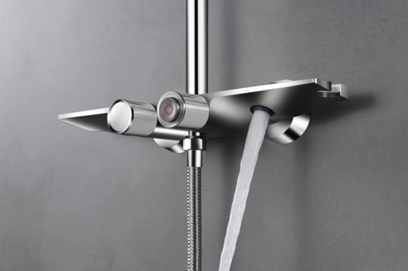 Душевая стойка Milleau TIRA MLHA223PDD-GM хром