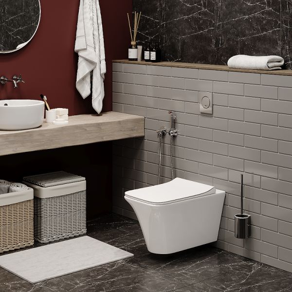 Унитаз Ceruttispa Nivolet Aria PP CT9034 подвесной