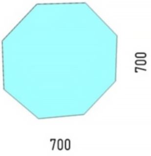 Зеркало с подсветкой Corozo Каре V 70см SD-00000962 Зеркало с подсветкой Corozo Каре V 70см SD-00000962