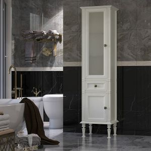 Шкаф-колонна Opadiris Кантара 46 L 00-00004342 Слоновая кость