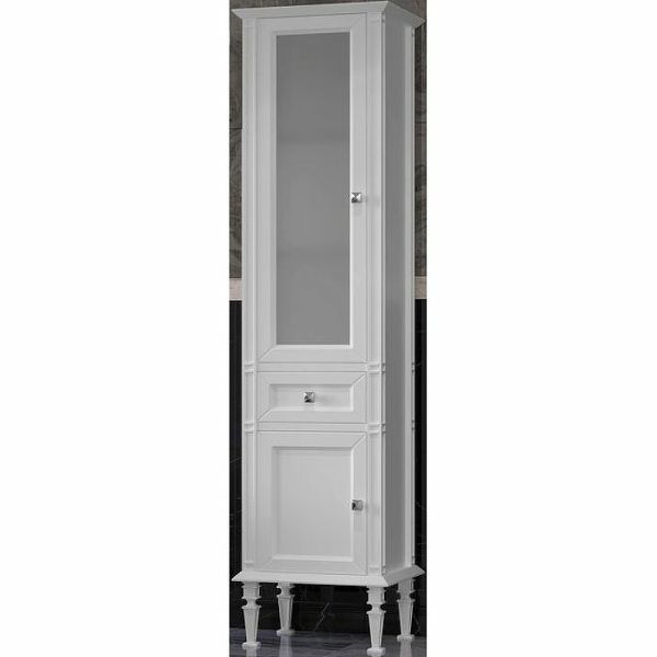 Шкаф-колонна Opadiris Кантара 46 L 00-00004353 Белый матовый