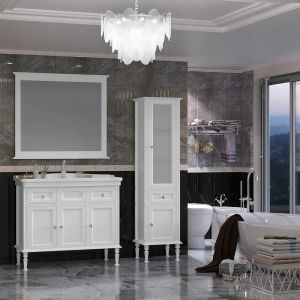 Шкаф-колонна Opadiris Кантара 46 R 00-00004354 Белый матовый