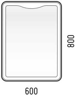Зеркало с подсветкой Corozo Орли 60см SD-00001115 Зеркало с подсветкой Corozo Орли 60см SD-00001115