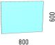 Зеркало с подсветкой Corozo Фоссо 80см SD-00001188