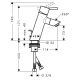 Смеситель Hansgrohe Тalis S2 32053000 для раковины с д/к Смеситель Hansgrohe Тalis S2 32053000 для раковины с д/к