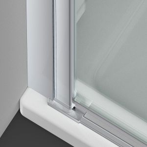 Душевая дверь Vincea Alpha 60 VDP-3AL600MT профиль Хром стекло текстурное