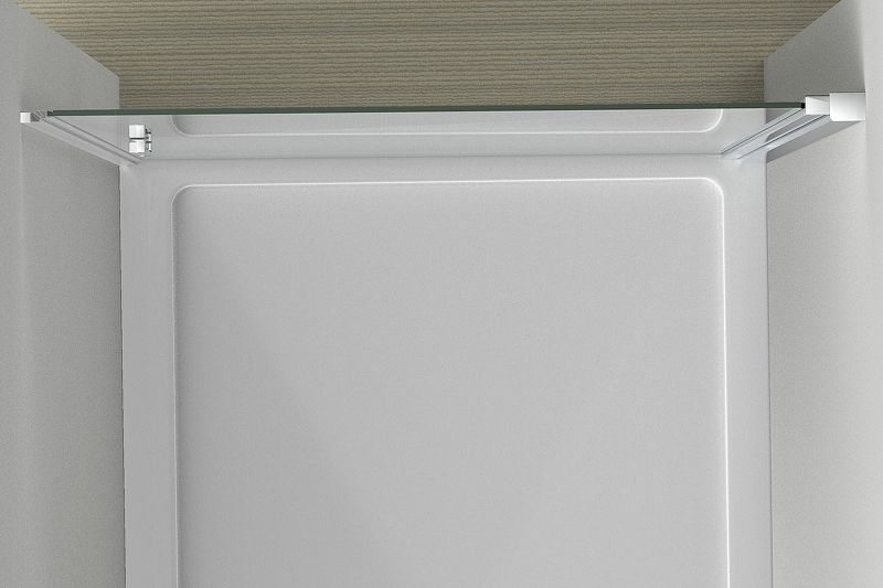 Душевая дверь Vincea Alpha 60 VDP-3AL600MT профиль Хром стекло текстурное