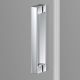Душевая дверь Vincea Alpha 75 VDP-3AL750CL профиль Хром стекло прозрачное
